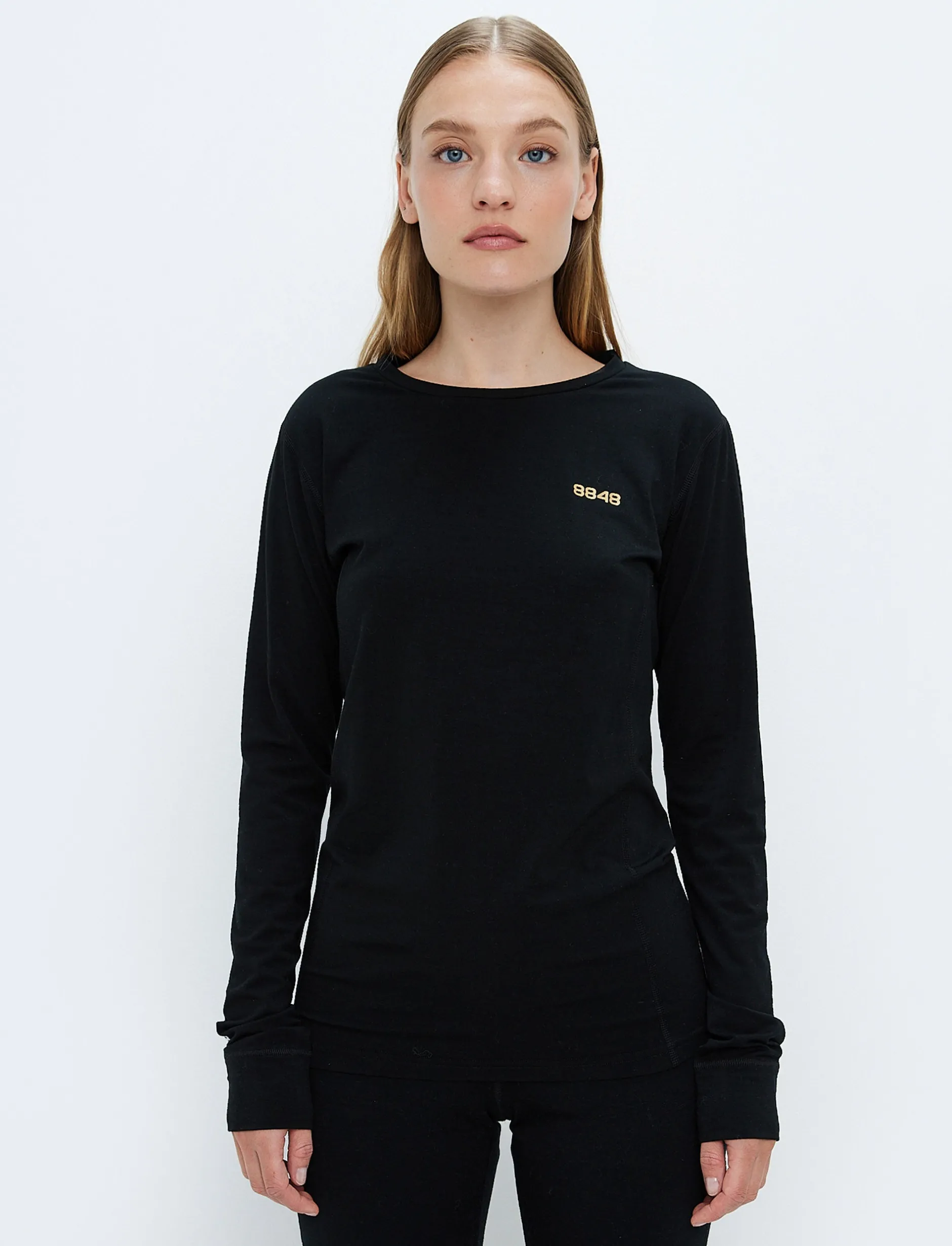 Mellanlager*8848 Altitude Sami W Wool l/s - Black