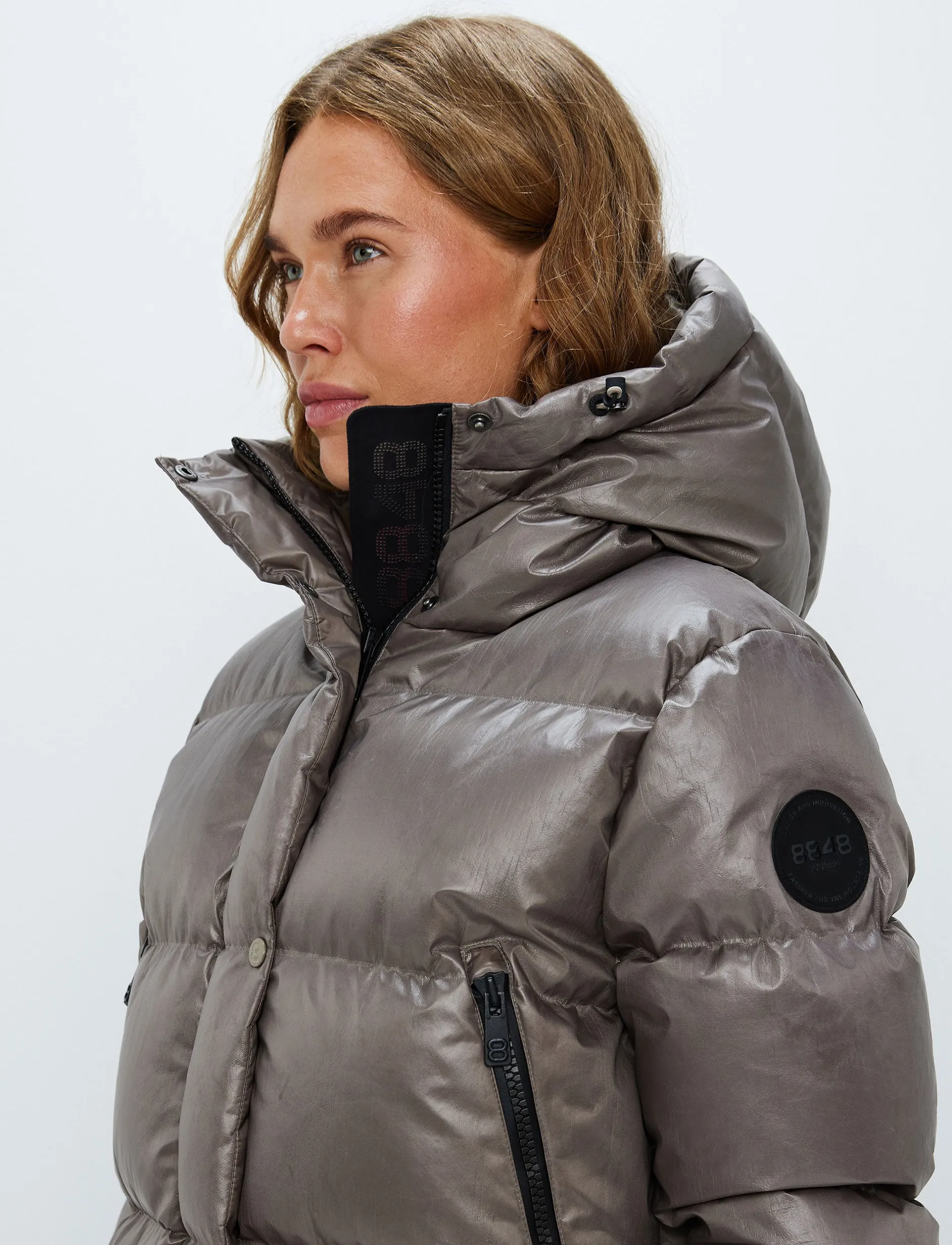 Dunjackor|Skidjackor*8848 Altitude Sarah W Ski Down Jacket - Fallen Rock