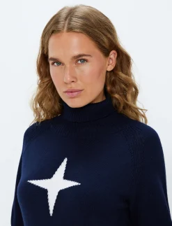 Tröjor|Mellanlager*8848 Altitude Snow Star W Seat - Navy