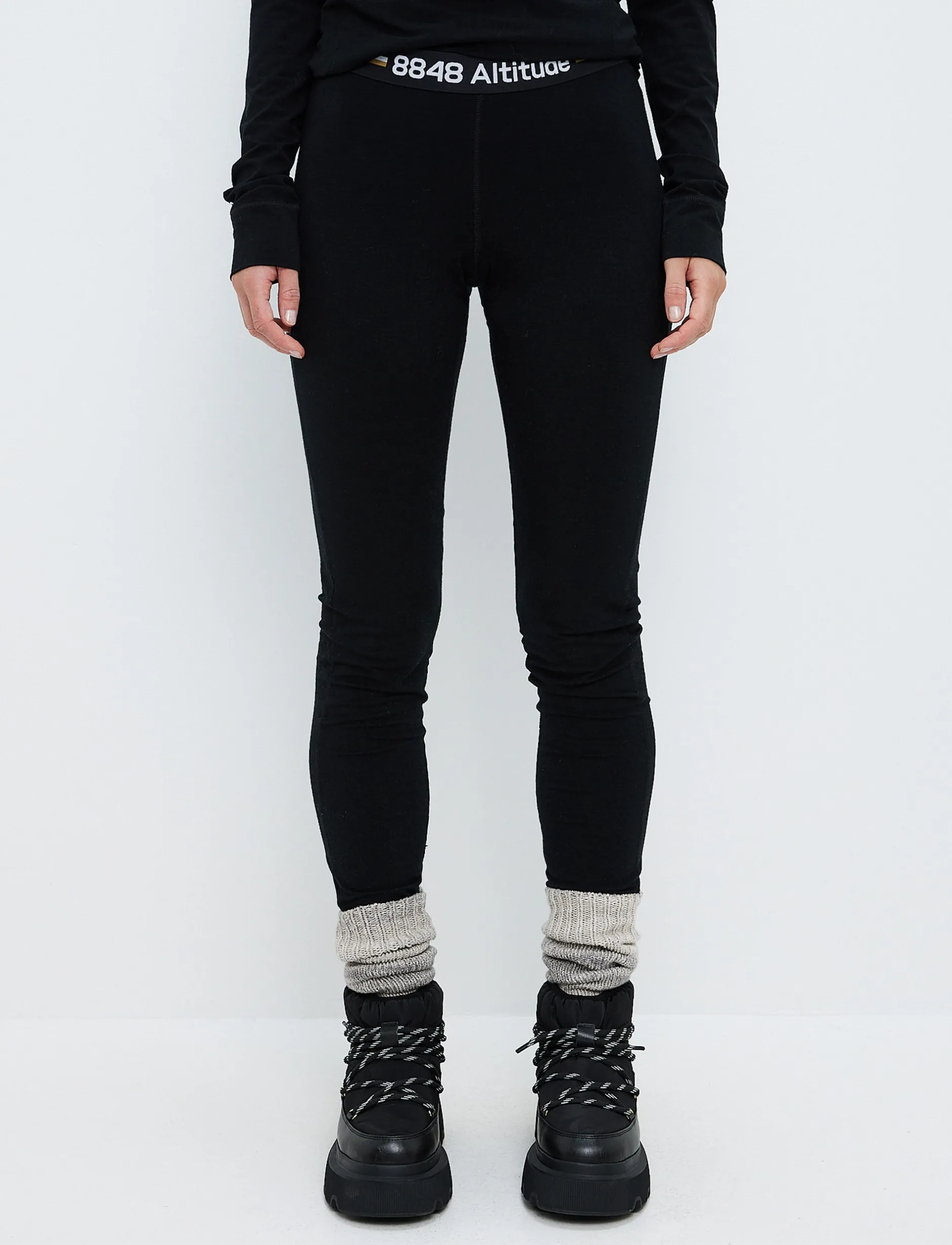 Mellanlager*8848 Altitude Sol W Wool Pant - Black