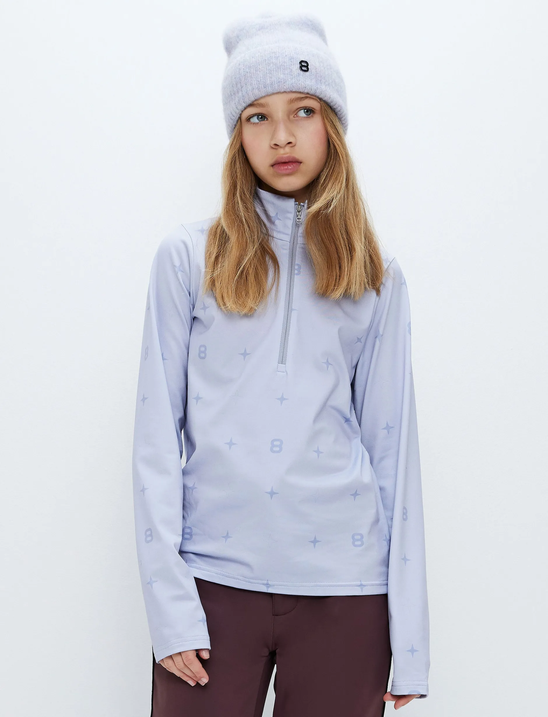 Mellanlager*8848 Altitude 8 Star Jr Sweat - Icelandic Blue