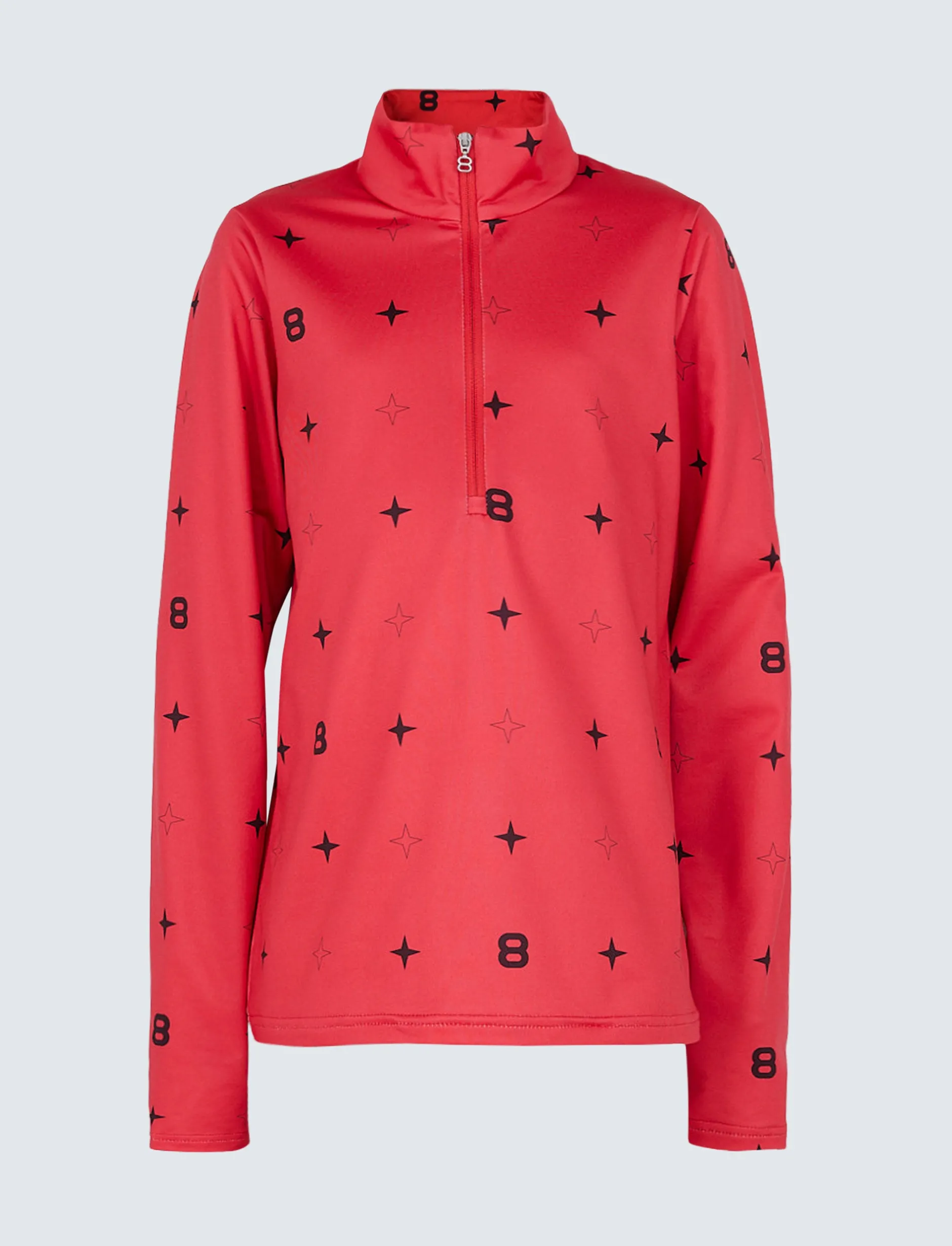 Mellanlager*8848 Altitude 8 Star Jr Sweat - Poinsetta Red