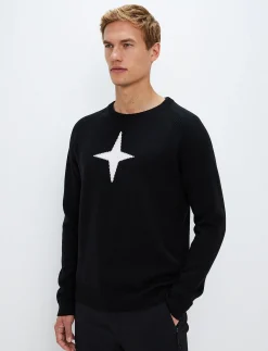 Tröjor|Mellanlager*8848 Altitude Star Merino Sweat - Black