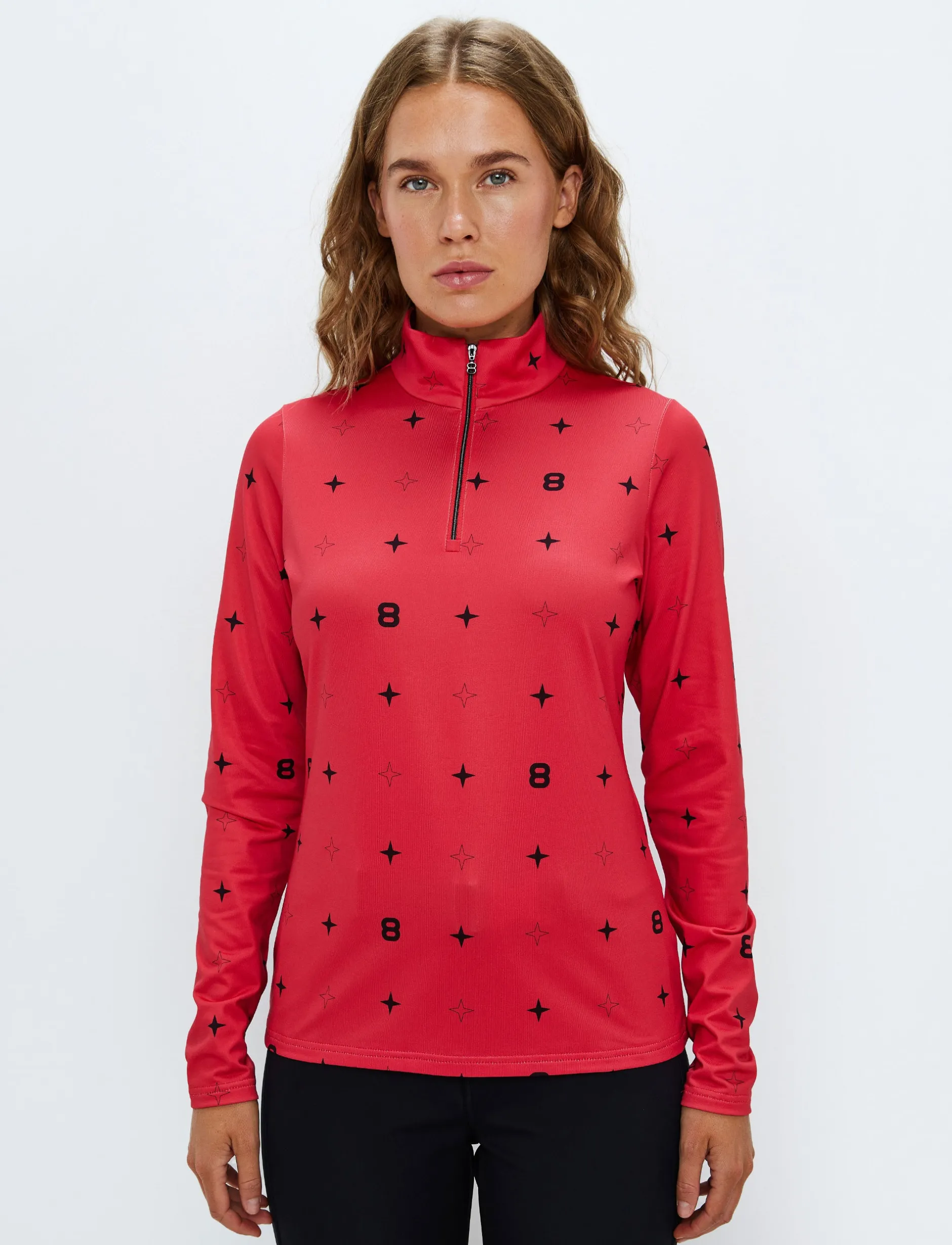 Mellanlager*8848 Altitude 8848 Star W Sweat - Poinsetta Red