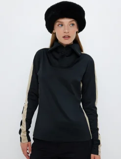 Mellanlager*8848 Altitude Vanessa W 1/2 Zip Sweat - Black
